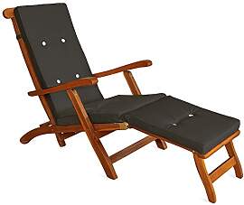 Casaria® Sonnenliege klappbar wetterfest Holz