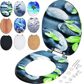 CASARIA® Toilettendeckel mit doppelter