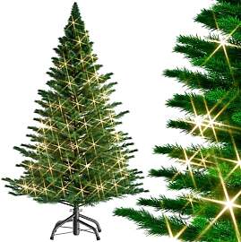 CASARIA® Weihnachtsbaum künstlich 140cm mit