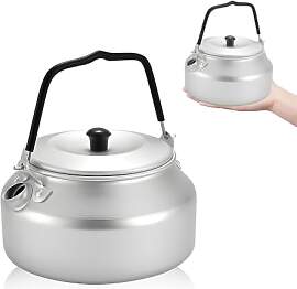 Casenly Wasserkessel aus Edelstahl, 0.8L Tragbare