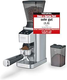 CASO BaristaChef Inox - elektrische Kaffeemühle,