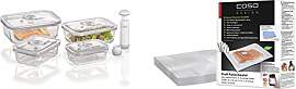 CASO VacuBoxx E-Set - 4 extrem stabile eckige