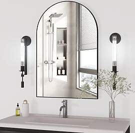 CASSILANDO Gewölbter Wandspiegel, 60 x 90 cm