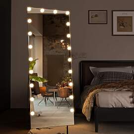 CASSILANDO Voll Länge Spiegel mit Lichtern,