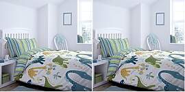 Catherine Lansfield Dino Bettbezug-Set 135 x 200 + 