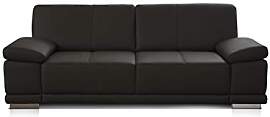 CAVADORE 3-Sitzer Sofa Corianne / Echtledercouch