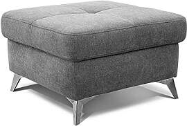 CAVADORE Polsterhocker Bali / Trendiger Sofahocker 