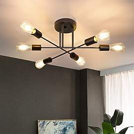 CBJKTX Deckenlampe Vintage Deckenleuchte Retro - 6 