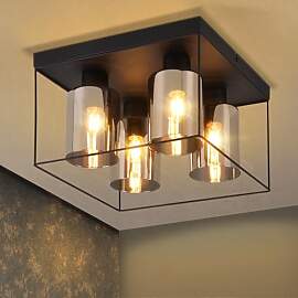 CBJKTX Deckenlampe Wohnzimmer Deckenleuchte Glas - 