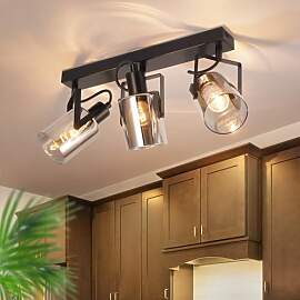 CBJKTX Deckenstrahler Schwarz Deckenspots 3