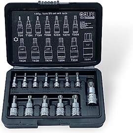 CCLIFE 13tlg Torx Bit Steckschlüsselsatz T8H -