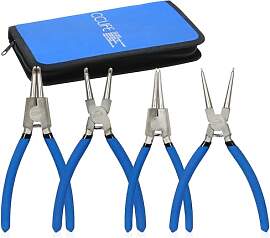 CCLIFE Sprengringzangen Seegeringzange Set 4tlg,