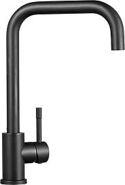 CECIPA Wasserhahn Küche Schwarz aus Edelstahl,