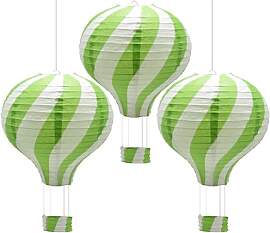 CEEYSEE 3 Stück Hängende Heißluftballon 30cm