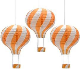 CEEYSEE 3 Stück Hängende Heißluftballon 30cm