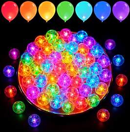Celepoir 100 Stück LED Ballons Lichter, Mini LED