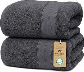 CELESTA Badetuch 2er-Set, 70x140 cm - 100%