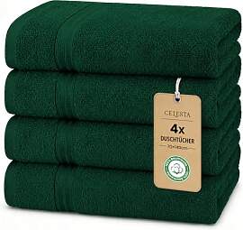 CELESTA Badetuch 4er-Set, 70x140 cm - 100%