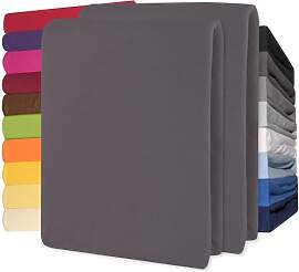 CelinaTex Jersey Spannbettlaken Lucina Doppelpack