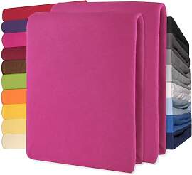 CelinaTex Jersey Spannbettlaken Lucina Doppelpack