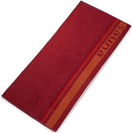 CelinaTex Stripes Saunatuch 80 x 200 cm rot