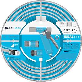 Cellfast Ideal Gartenschlauch Set, robust,