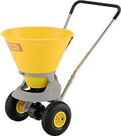 CEMO 10643 Streuwagen SW 35-C, grau/gelb, 35 Liter
