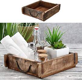 Cepewa Holzkiste Ziegelform Used Look | Altholz