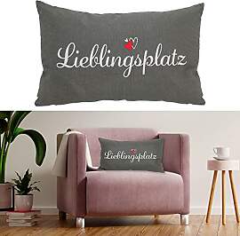 Cepewa Sofakissen Lieblingsplatz mit