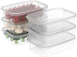 Cetomo 1.1L*6 Gefrierdosen, Frischhaltedosen,