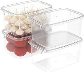 Cetomo 2.2L*4 Gefrierdosen, Frischhaltedosen,