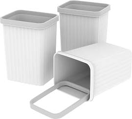 Cetomo 8.2L*3 Mülleimer, Abfalleimer, Papierkorb, 