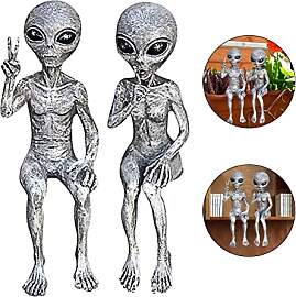 CEWROM Alien Dekoration, 2er Set Außerirdische