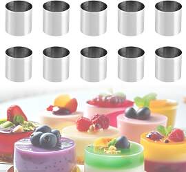 CEWROM Dessertringe Speiseringe Set, 10 Stück