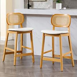 chairus 2er Set Barhocker PU Leder Barstuhl für