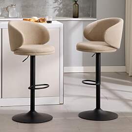 chairus Barhocker Drehbar 2er Set Barstuhl für