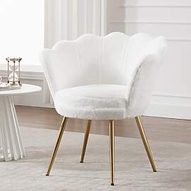chairus Schminktisch Stuhl, Muschel Sessel aus