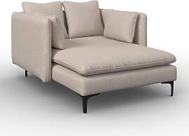 Chaiselongue Sandy Greige Chenille