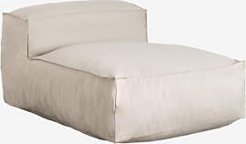 Chaiselongue-sessel Aus Stoff Dojans Beige