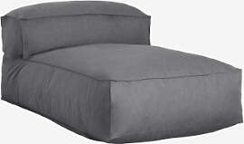 Chaiselongue-sessel Aus Stoff Dojans Grau Granit - 