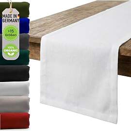 chambry Premium Tischläufer 100% Baumwolle