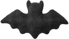 Champracer Halloween-Fledermaus-Püschti-Kissen -
