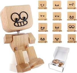CHANCCI Wackelnde Holzfigur,Handgefertigte