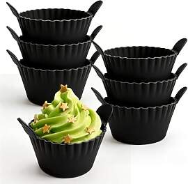 ChaneeHann Silikon Muffinförmchen, 6er Set –