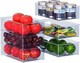 changshengda Kühlschrank Organizer Set - 6er Set