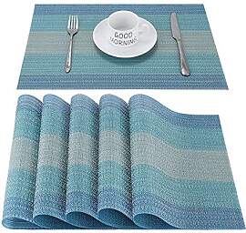 CHAOCHI Platzsets Abwischbar Tischsets 6er Set