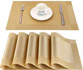 CHAOCHI Tischset Abwaschbar Platzset Abwischbar