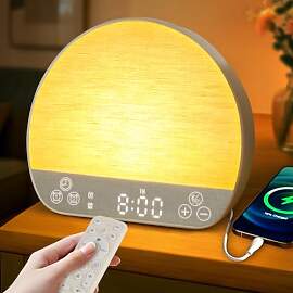 Charmofun Tageslichtwecker Sanftes Aufwachen,