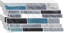 CHDITB 16 Stück 2D Blau Grau Küchen