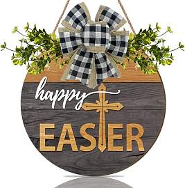 CHDITB 3D Happy Easter Wanddeko,Frohe Osters